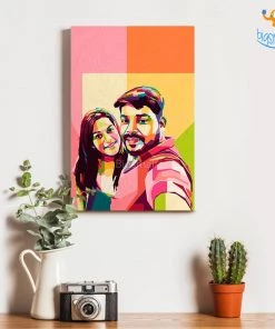 Chitra Chaya Personalized Pop Art - Two Face | COD Not Available