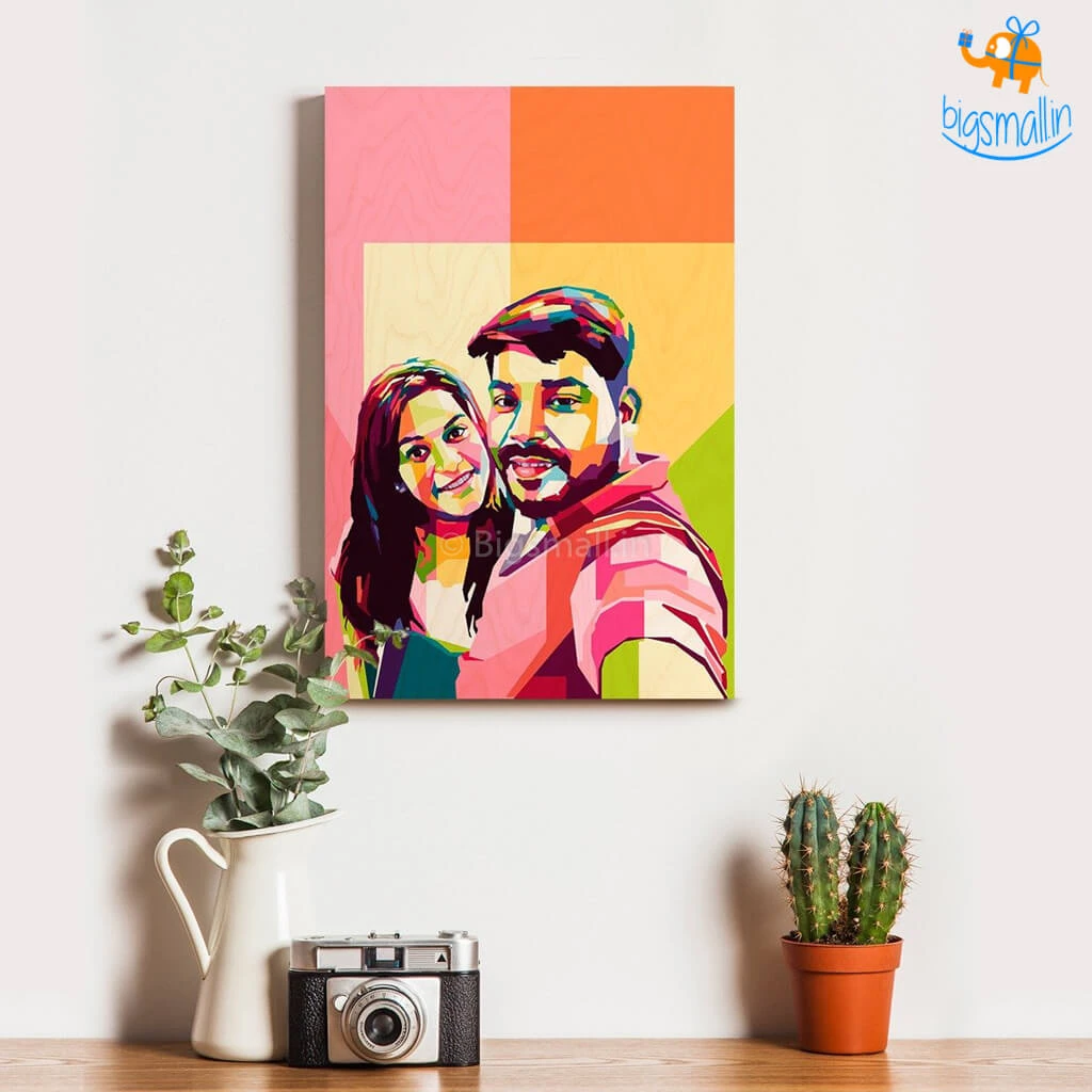 Chitra Chaya Personalized Pop Art - Two Face | COD Not Available