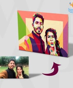 Chitra Chaya Personalized Pop Art - Two Face | COD Not Available