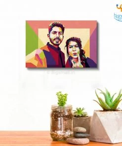 Chitra Chaya Personalized Pop Art - Two Face | COD Not Available