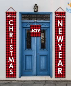 Coral Tree All Of It Christmas Banner - Set Of 3