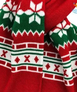 Coral Tree Christmas Scarf And Cap Set