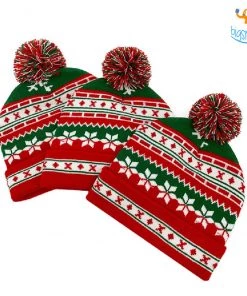 Coral Tree Christmas Scarf And Cap Set