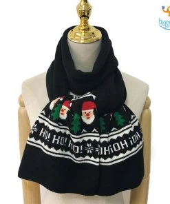 Coral Tree Christmas Scarf And Cap Set