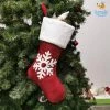 Coral Tree Christmas Decorative Fluffy Stocking All Of It