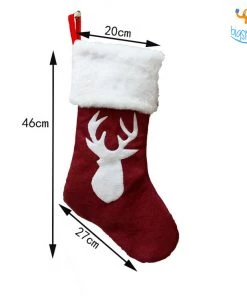 Coral Tree Christmas Decorative Fluffy Stocking All Of It