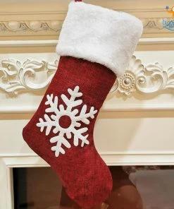 Coral Tree Christmas Decorative Fluffy Stocking All Of It