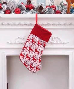 Coral Tree All Of It Christmas Stocking Decoration