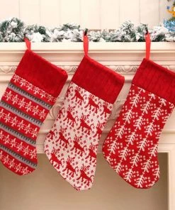 Coral Tree All Of It Christmas Stocking Decoration