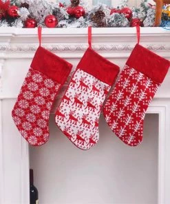 Coral Tree All Of It Christmas Stocking Decoration