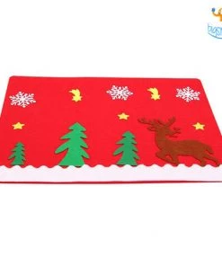 Coral Tree Christmas Table Mat All Of It