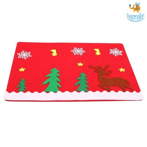 Coral Tree Christmas Table Mat All Of It