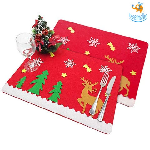 Coral Tree Christmas Table Mat All Of It