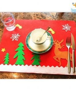 Coral Tree Christmas Table Mat All Of It