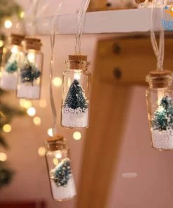 PunitSB Christmas Tree In A Wishing Bottle String Lights All Of It