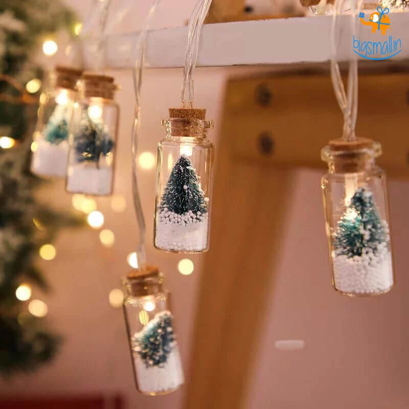 PunitSB Christmas Tree In A Wishing Bottle String Lights All Of It