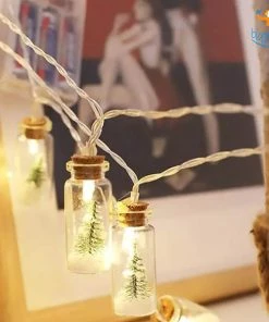 PunitSB Christmas Tree In A Wishing Bottle String Lights All Of It