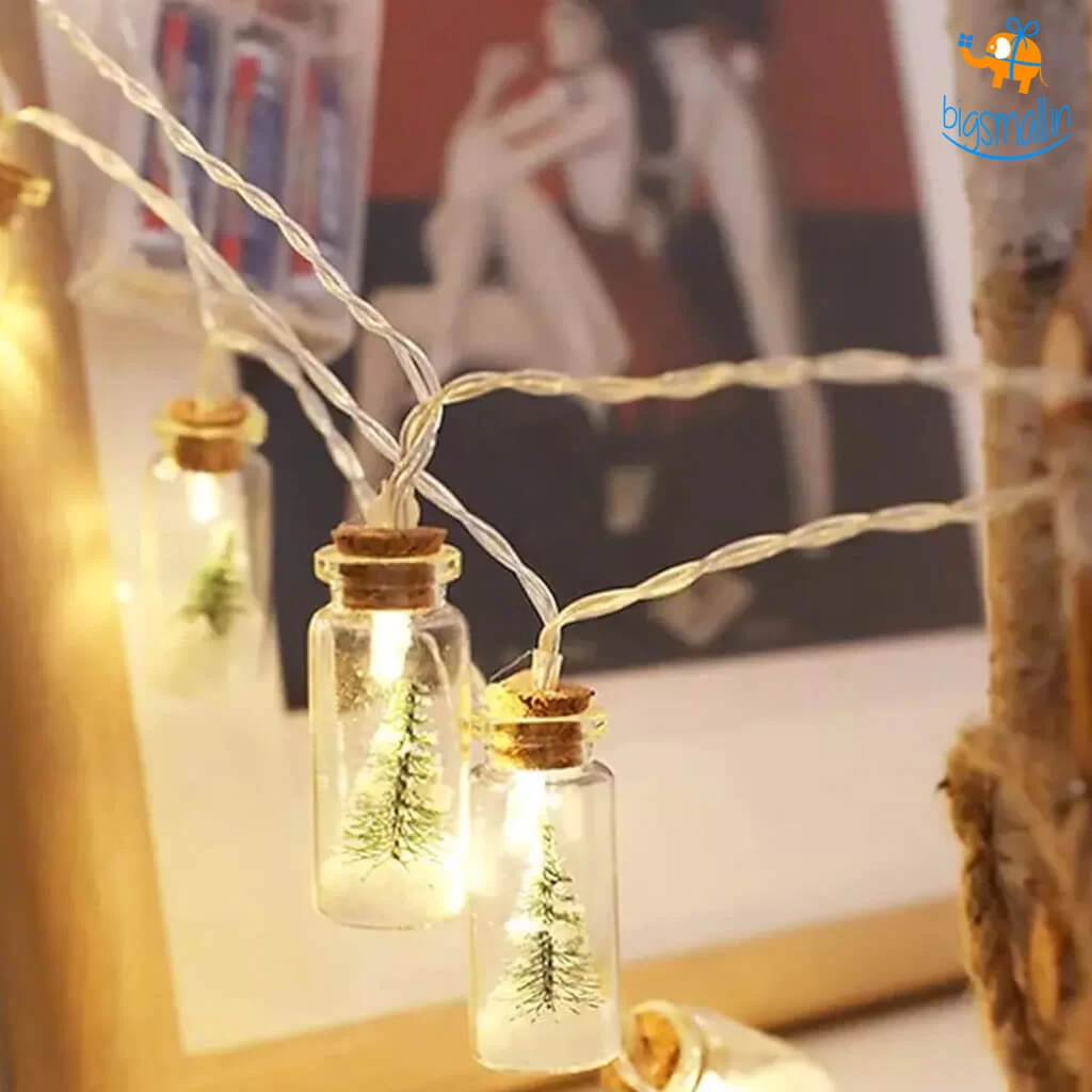 PunitSB Christmas Tree In A Wishing Bottle String Lights All Of It