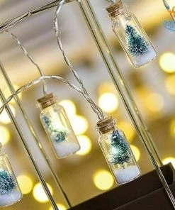 PunitSB Christmas Tree In A Wishing Bottle String Lights All Of It