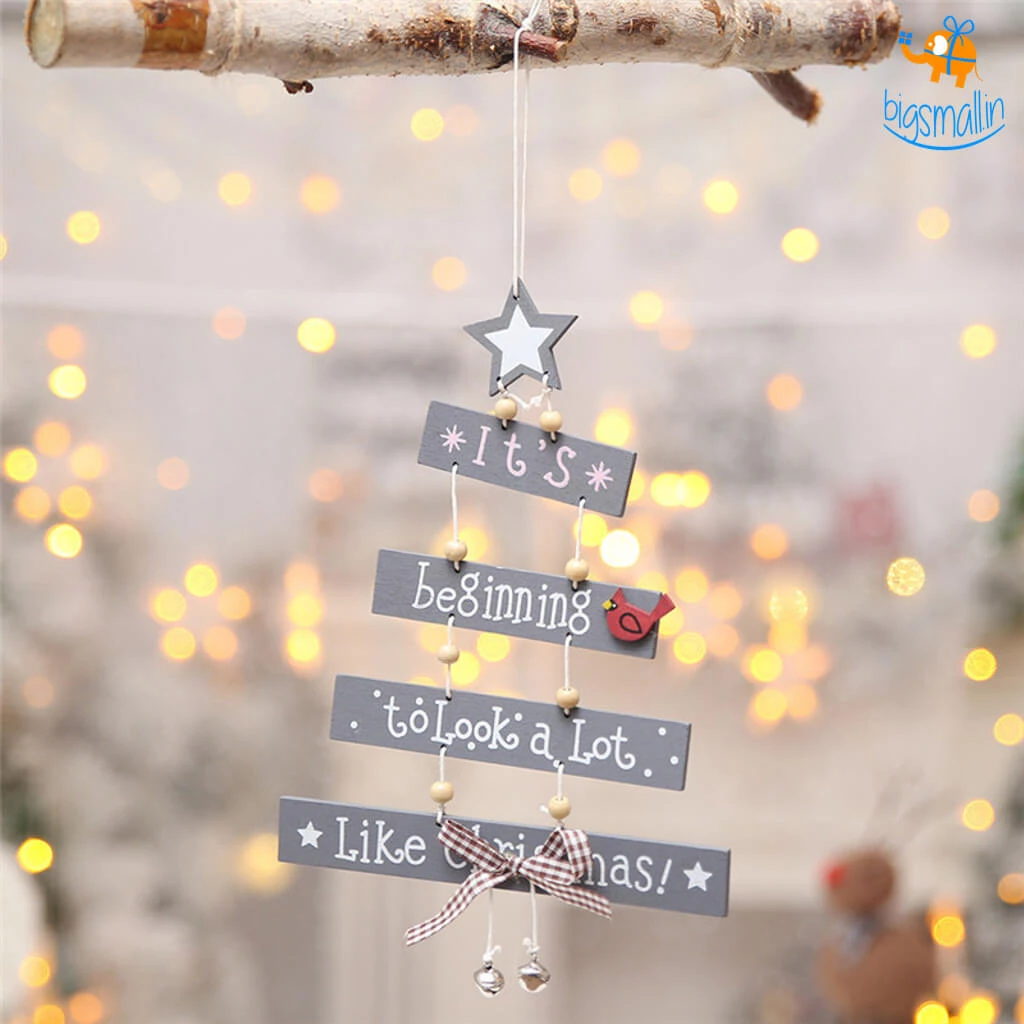 Coral Tree Christmas Wind-Chime Hanging All Of It