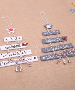 Coral Tree Christmas Wind-Chime Hanging All Of It