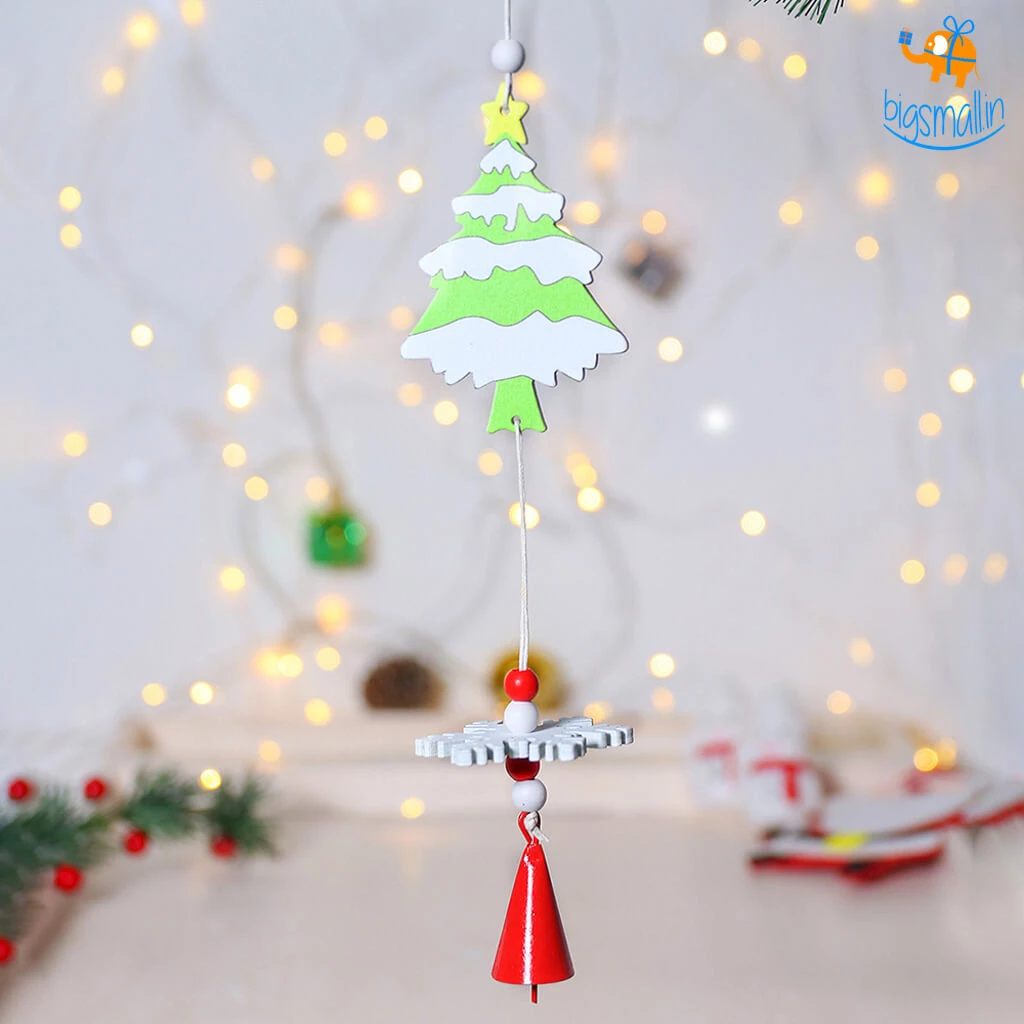Coral Tree All Of It Christmas Wooden Hanging