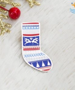 Bigsmall_piu All Of It Christmas Stocking Lapel Pin