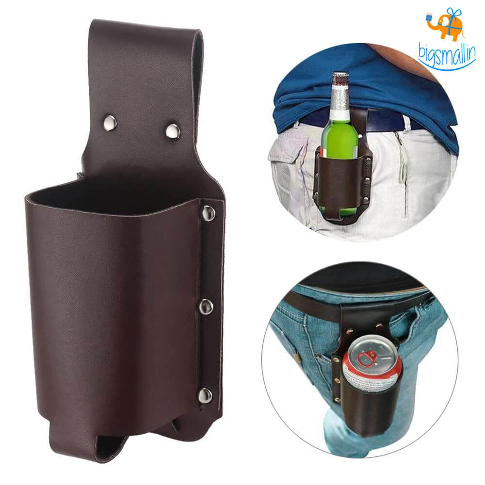 Coral Tree Beer Bottle Belt Holster Father's Day