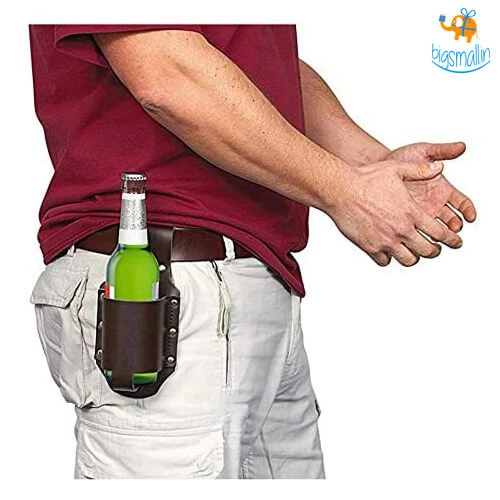 Coral Tree Beer Bottle Belt Holster Father's Day
