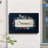 Chitra Chaya Personalized Blue Floral Name Plate | COD Not Available