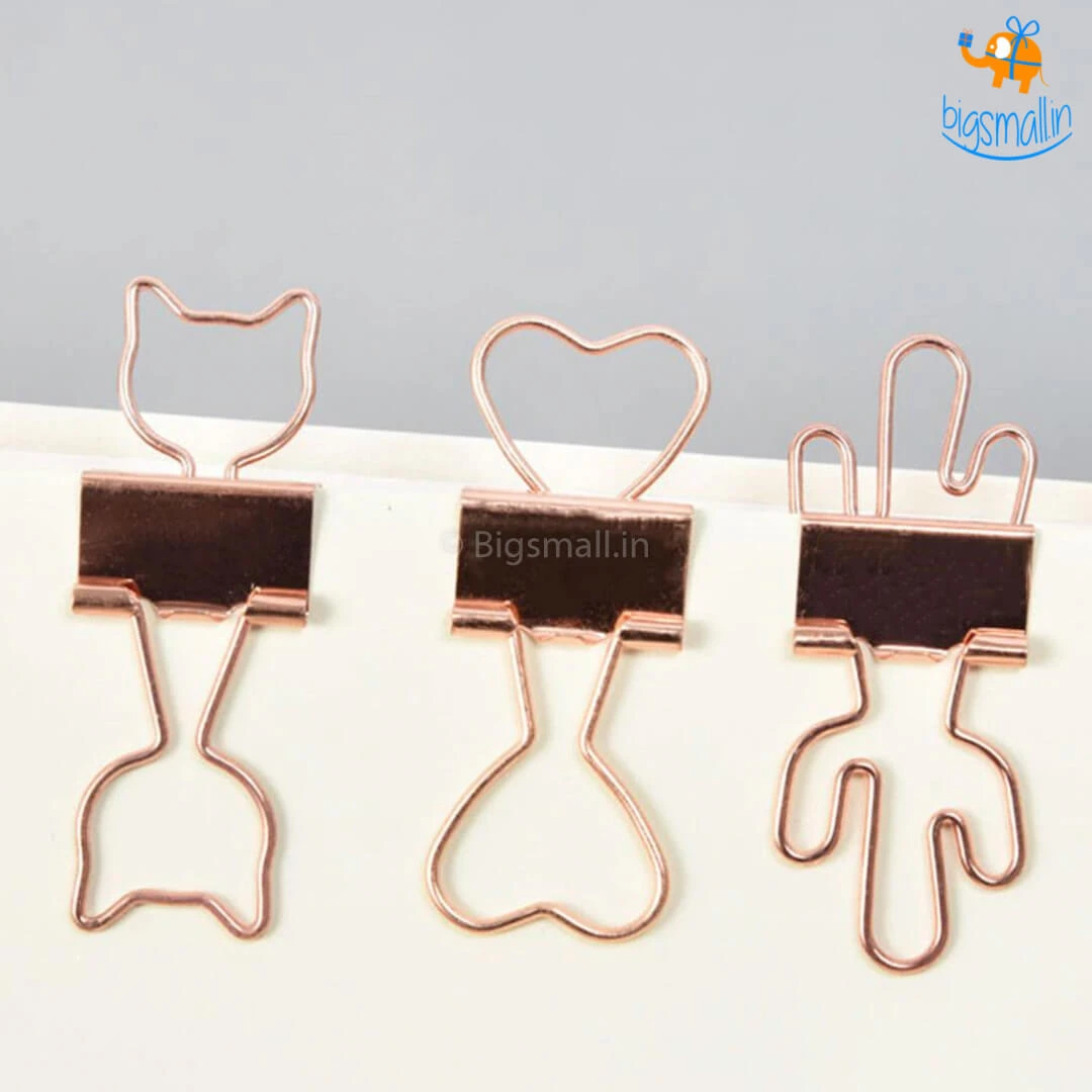 Lemonade Mini Binder Clips Set