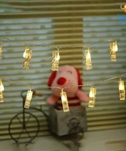 Coral Tree Photo Clip String LED Lights