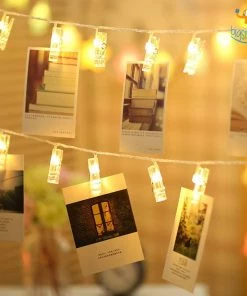 Coral Tree Photo Clip String LED Lights