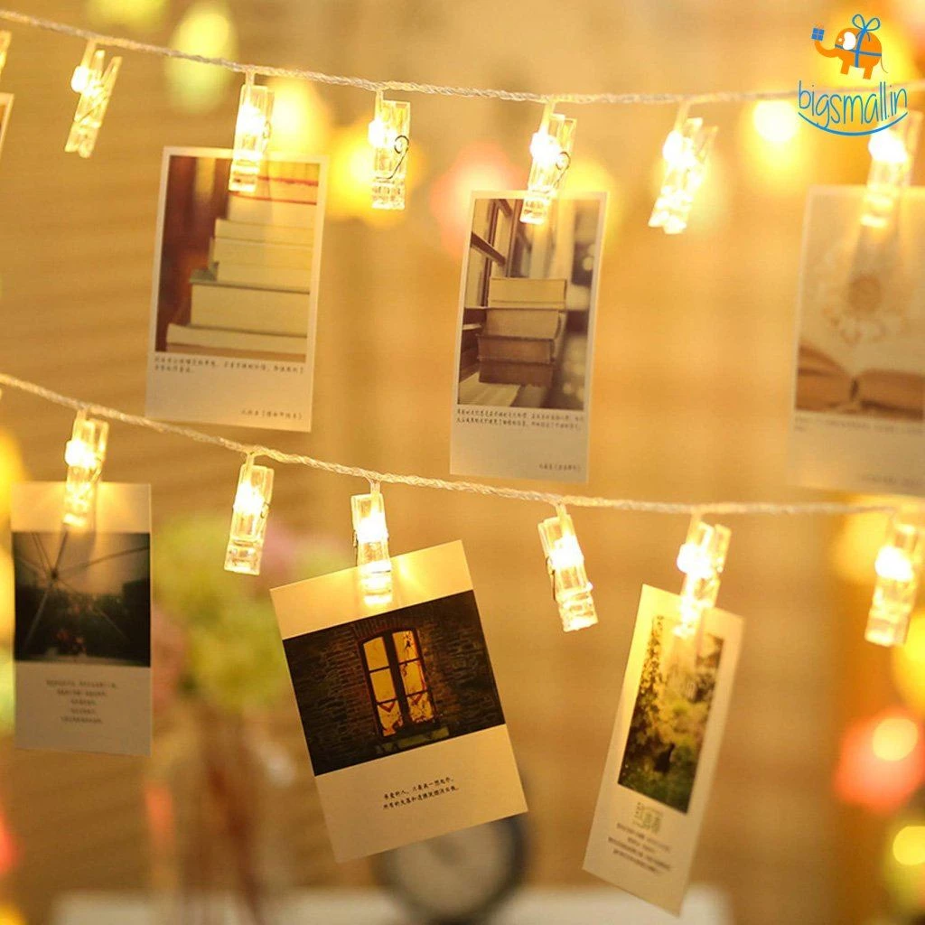 Coral Tree Photo Clip String LED Lights