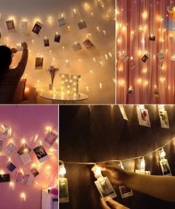 Coral Tree Photo Clip String LED Lights
