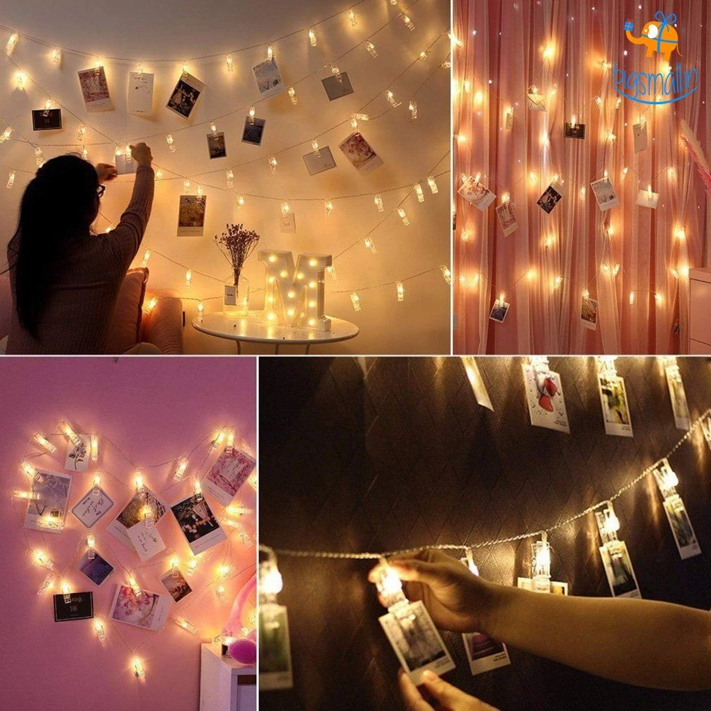 Coral Tree Photo Clip String LED Lights