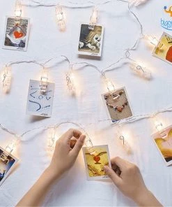 Coral Tree Photo Clip String LED Lights