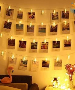 Coral Tree Photo Clip String LED Lights