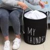 Artnery All Of It Cloth Laundry Basket