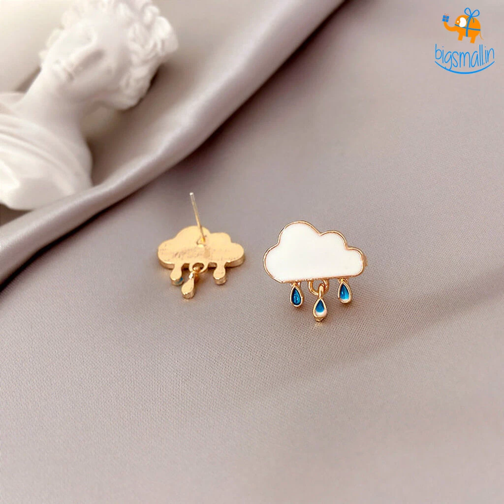AmyLi Cloud Gold Plated Earrings