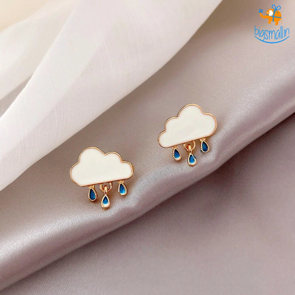 AmyLi Cloud Gold Plated Earrings