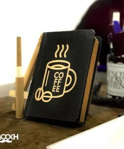 Mooch Design Studio Coffee Notebook With Elastic Father's Day