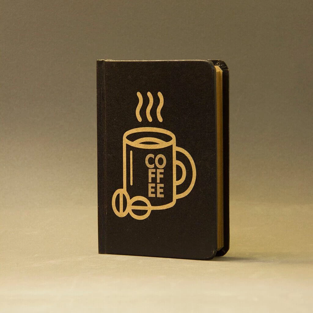 Mooch Design Studio Coffee Notebook With Elastic Father's Day
