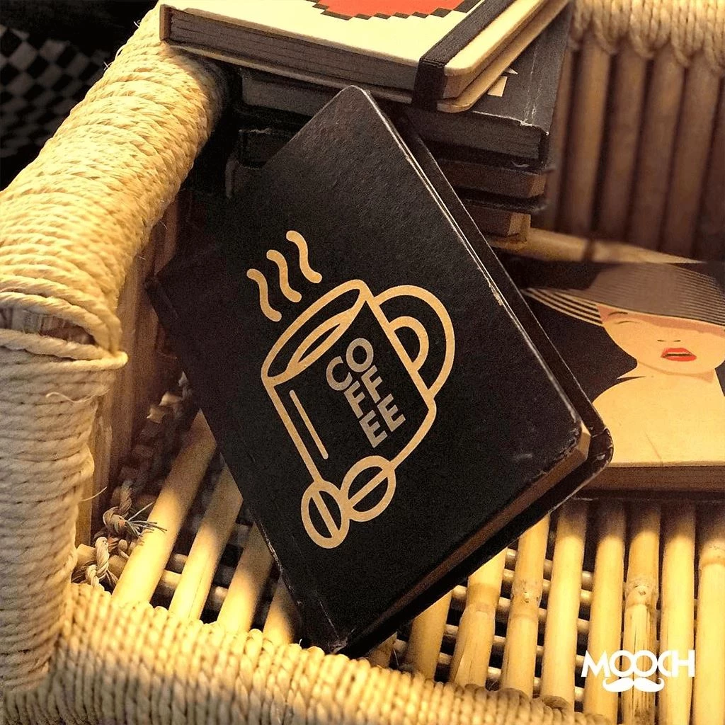 Mooch Design Studio Coffee Notebook With Elastic Father's Day