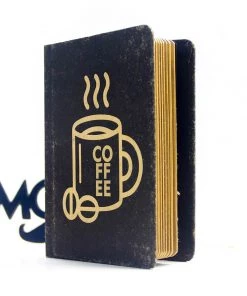 Mooch Design Studio Coffee Notebook With Elastic Father's Day