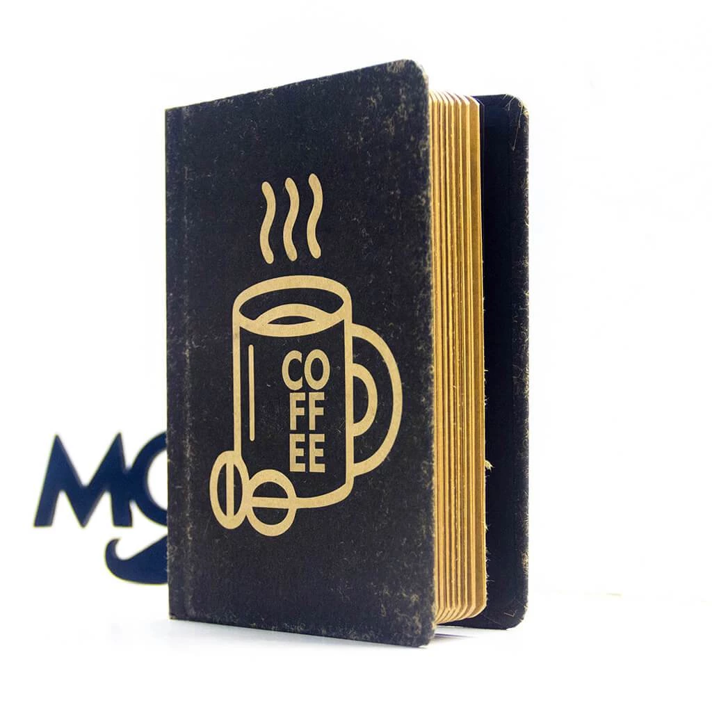 Mooch Design Studio Coffee Notebook With Elastic Father's Day
