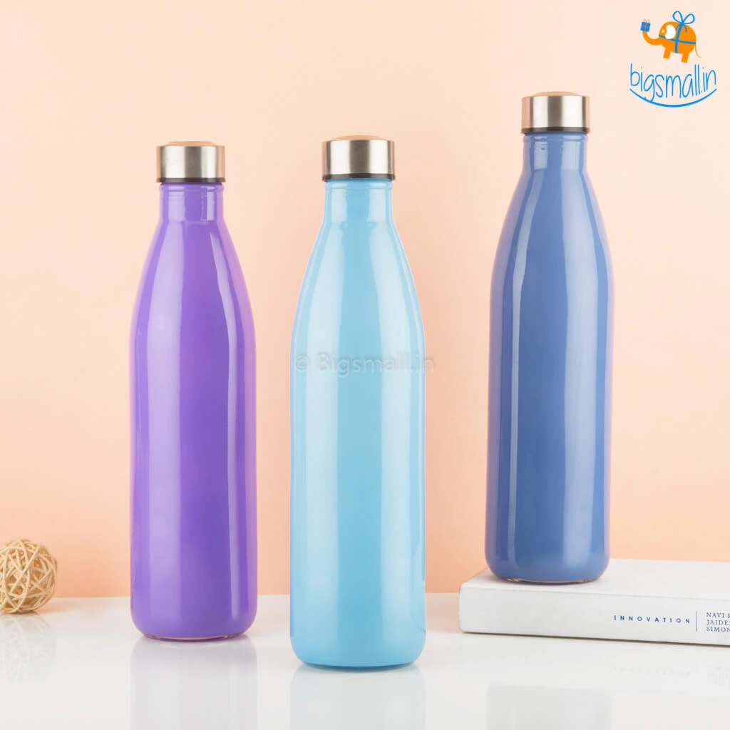Devnow Hand-Painted Glass Water Bottle