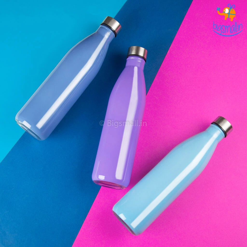 Devnow Hand-Painted Glass Water Bottle