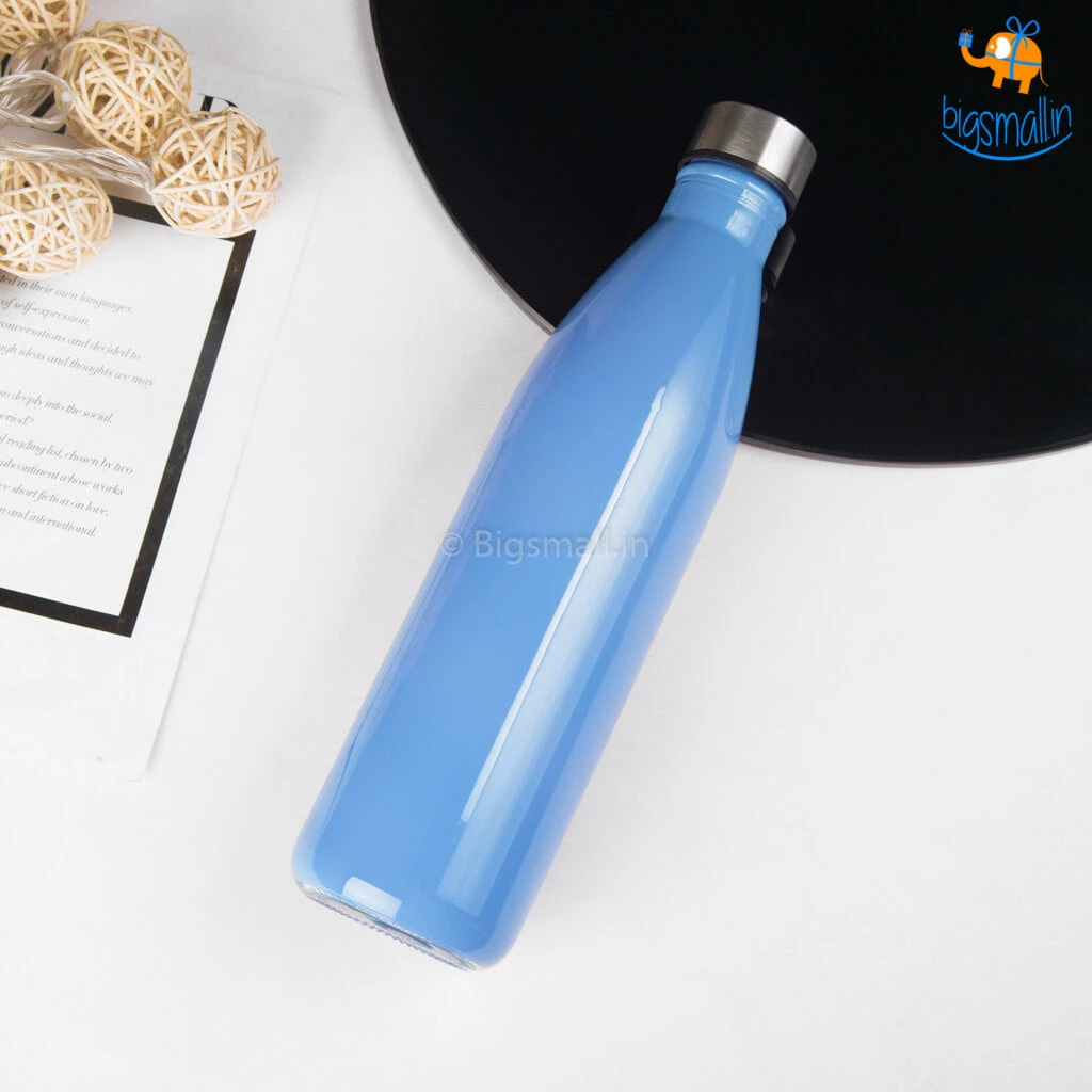 Devnow Hand-Painted Glass Water Bottle