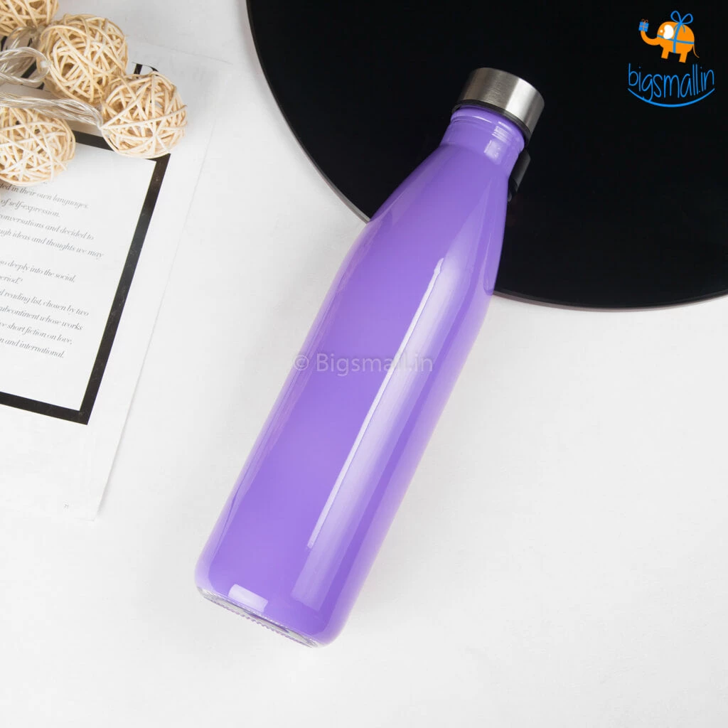 Devnow Hand-Painted Glass Water Bottle